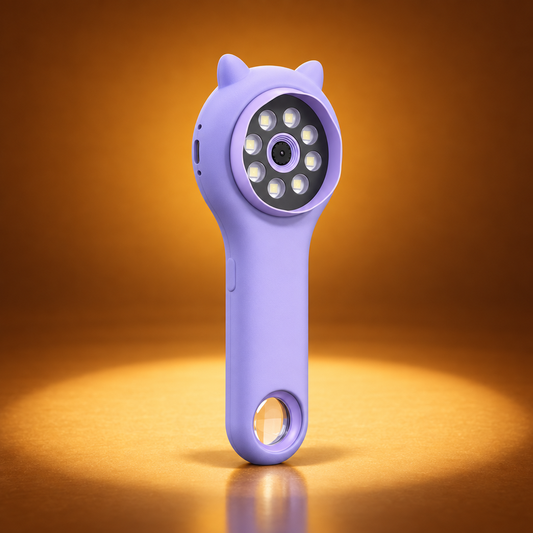 Rising Kid™ Cat-Ear Handheld Digital Microscope for Kids