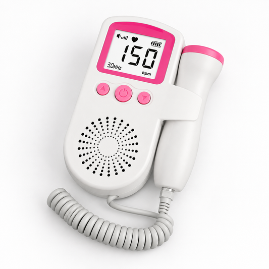 Fetal Doppler Detector Baby Heart Beat Rate Probe Prenatal Monitor Ultrasonic